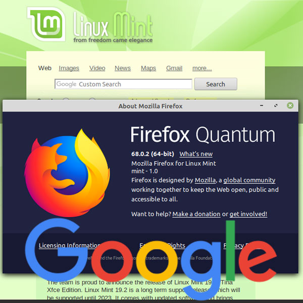 How To Change Search Engine To Google In Firefox In Linux Mint